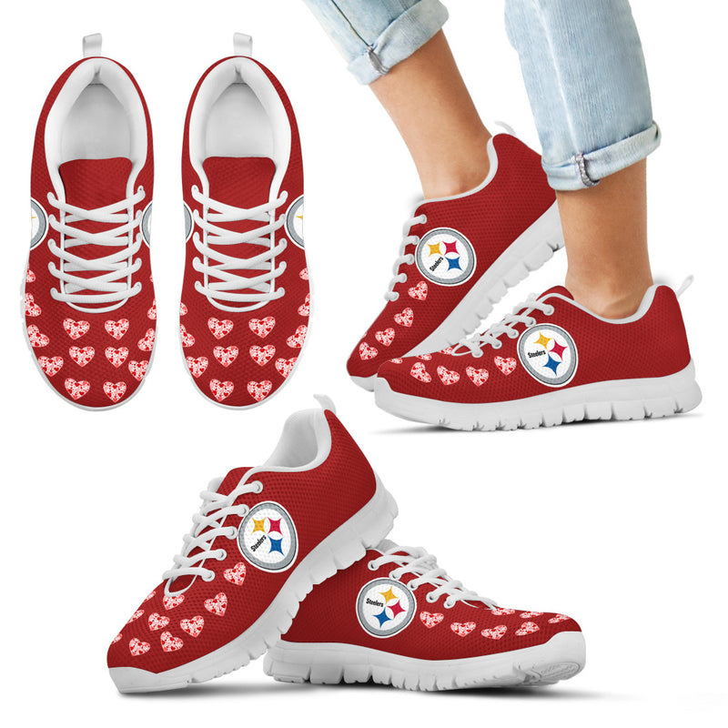 Love Extreme Emotion Pretty Logo Pittsburgh Steelers Sneakers
