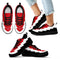 Super Beautiful SMU Mustangs Sneakers Jagged Saws Creative Draw