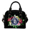 Floral Rose Valentine Logo San Diego Padres Shoulder Handbags