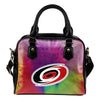 Rainbow Dynamic Mix Colours Gorgeous Carolina Hurricanes Shoulder Handbags