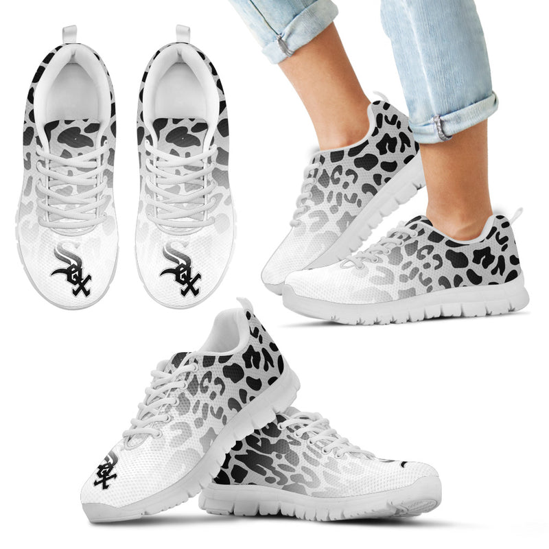 Leopard Pattern Awesome Chicago White Sox Sneakers