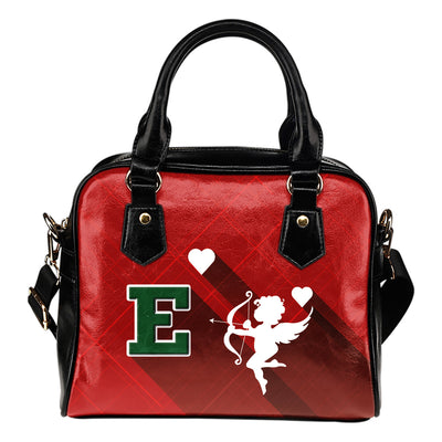 Superior Cupid Love Delightful Eastern Michigan Eagles Shoulder Handbags