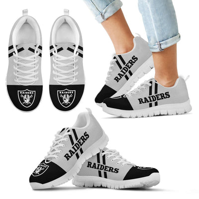 Line Stripe Logo Bottom Oakland Raiders Sneakers