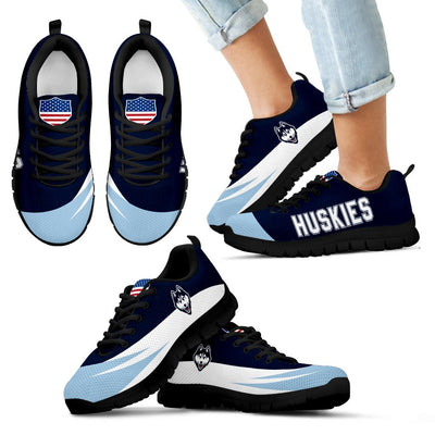 Awesome Gift Logo Connecticut Huskies Sneakers