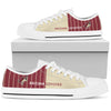 Cool Simple Design Vertical Stripes Arizona Coyotes Low Top Shoes