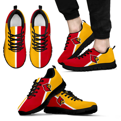 Dynamic Aparted Colours Beautiful Logo Louisville Cardinals Sneakers