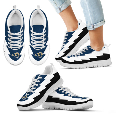 Jagged Saws Creative Draw Los Angeles Rams Sneakers