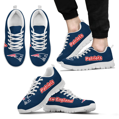 Magnificent New England Patriots Amazing Logo Sneakers