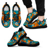 Miami Dolphins Cotton Camouflage Fabric Military Solider Style Sneakers