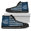 American Flag Old Dominion Monarchs High Top Shoes