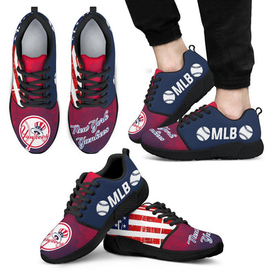 Simple Fashion New York Yankees Shoes Athletic Sneakers