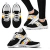 Three Colors Vertical Pittsburgh Steelers Sneakers