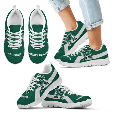 Hawaii Rainbow Warriors Line Logo Sneakers