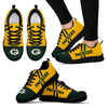 Line Stripe Logo Bottom Green Bay Packers Sneakers