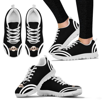 Lovely Curves Stunning Logo Icon San Francisco Giants Sneakers