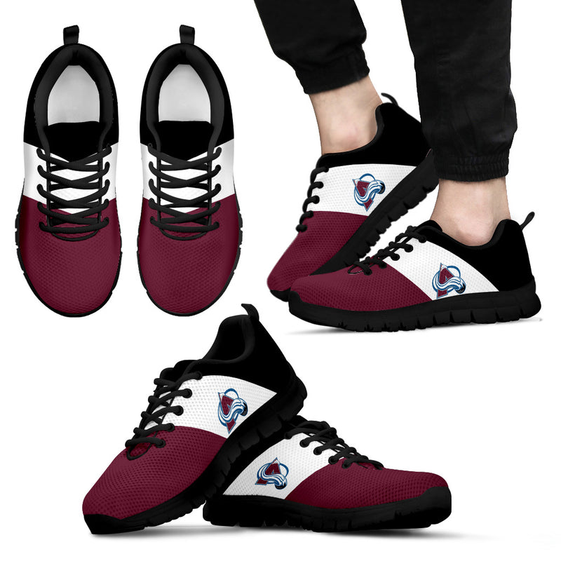 Separate Colours Section Superior Colorado Avalanche Sneakers