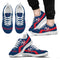 Columbus Blue Jackets Line Logo Sneakers