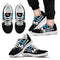 Vertical Two Line Mixed Helmet Carolina Panthers Sneakers