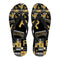 Colorful Pride Flag Pittsburgh Pirates Flip Flops