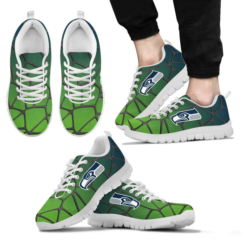 Colors Air Cushion Seattle Seahawks Gradient Sneakers