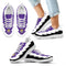 Beautiful Printed LSU Tigers Sneakers Jagged Saws Creative Draw