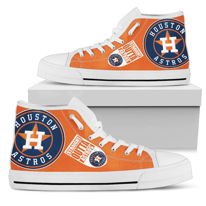 Straight Outta Houston Astros High Top Shoes