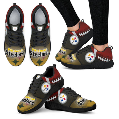 Awesome Pittsburgh Steelers Running Sneakers For Football Fan