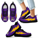 Colorful East Carolina Pirates Sneakers Thunder Lightning Amazing Logo