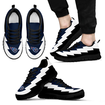 Jagged Saws Creative Draw Tennessee Titans Sneakers