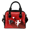 Superior Cupid Love Delightful Atlanta Falcons Shoulder Handbags
