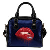 Beautiful Lips Elegant Logo Montreal Canadiens Shoulder Handbags