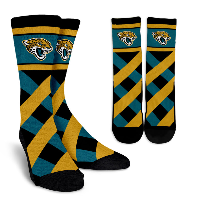 Sports Highly Dynamic Beautiful Jacksonville Jaguars Crew Socks