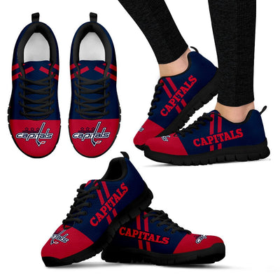 Line Stripe Logo Bottom Washington Capitals Sneakers