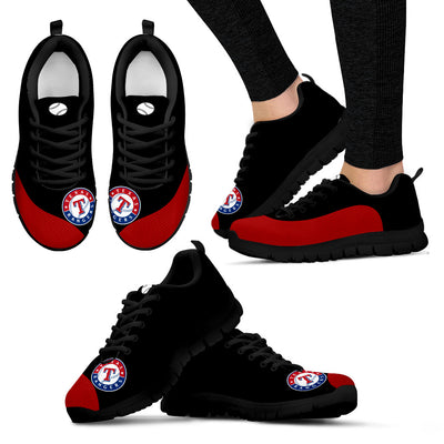 Valentine Love Red Colorful Texas Rangers Sneakers