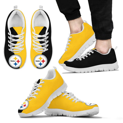 Two Colors Trending Lovely Pittsburgh Steelers Sneakers