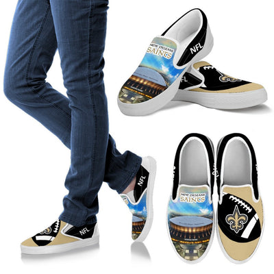 Proud Of Stadium New Orleans Saints Slip-on Shoes