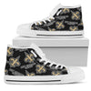 Script Logo Pattern New Orleans Saints High Top Shoes