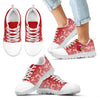 Heart Flying Valentine Sweet Logo Louisville Cardinals  Sneakers