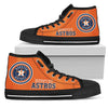 Circle Logo Houston Astros High Top Shoes
