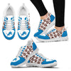 Great Football Love Frame Detroit Lions Sneakers