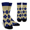 Gorgeous Navy Midshipmen Argyle Socks