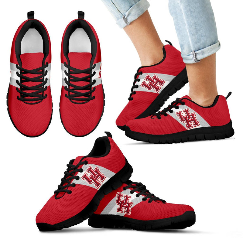 Three Colors Vertical Houston Cougars Sneakers