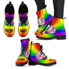 Colorful Rainbow New York Yankees Boots