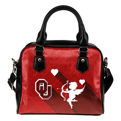 Superior Cupid Love Delightful Oklahoma Sooners Shoulder Handbags