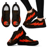 Awesome Cleveland Browns Sneakers Thunder Lightning Amazing Logo