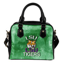 Full Beautiful Lucky Leaf LSU Tigers Shoulder Handbags