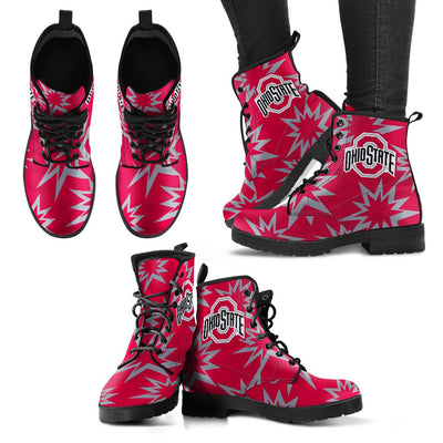 Dizzy Motion Logo Ohio State Buckeyes Boots