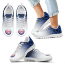 Leopard Pattern Awesome Chicago Cubs Sneakers