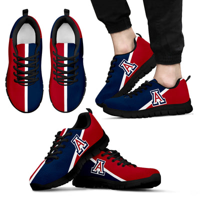 Dynamic Aparted Colours Beautiful Logo Arizona Wildcats Sneakers