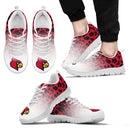 Leopard Pattern Awesome Louisville Cardinals Sneakers